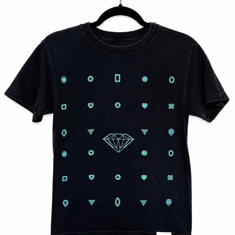Diamond Supply Co. Men’s Small Black Graphic Teeshirt Black Diamond Logo